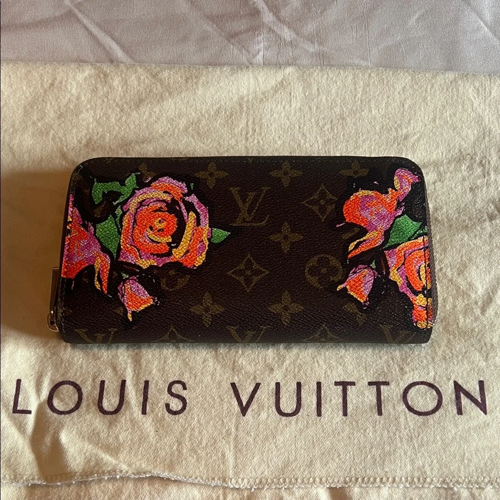 ✨Louis Vuitton Floral Wallet - Brown and Pink✨ - Picture 2 of 16
